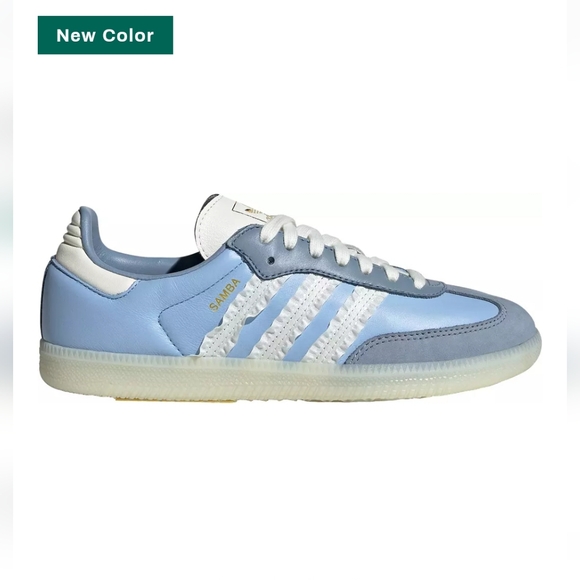 New Released* Adidas Samba OG Ruffle Clear Sky Blue jr8829 NEW 6.5, 7, WOMENS - Picture 1 of 13